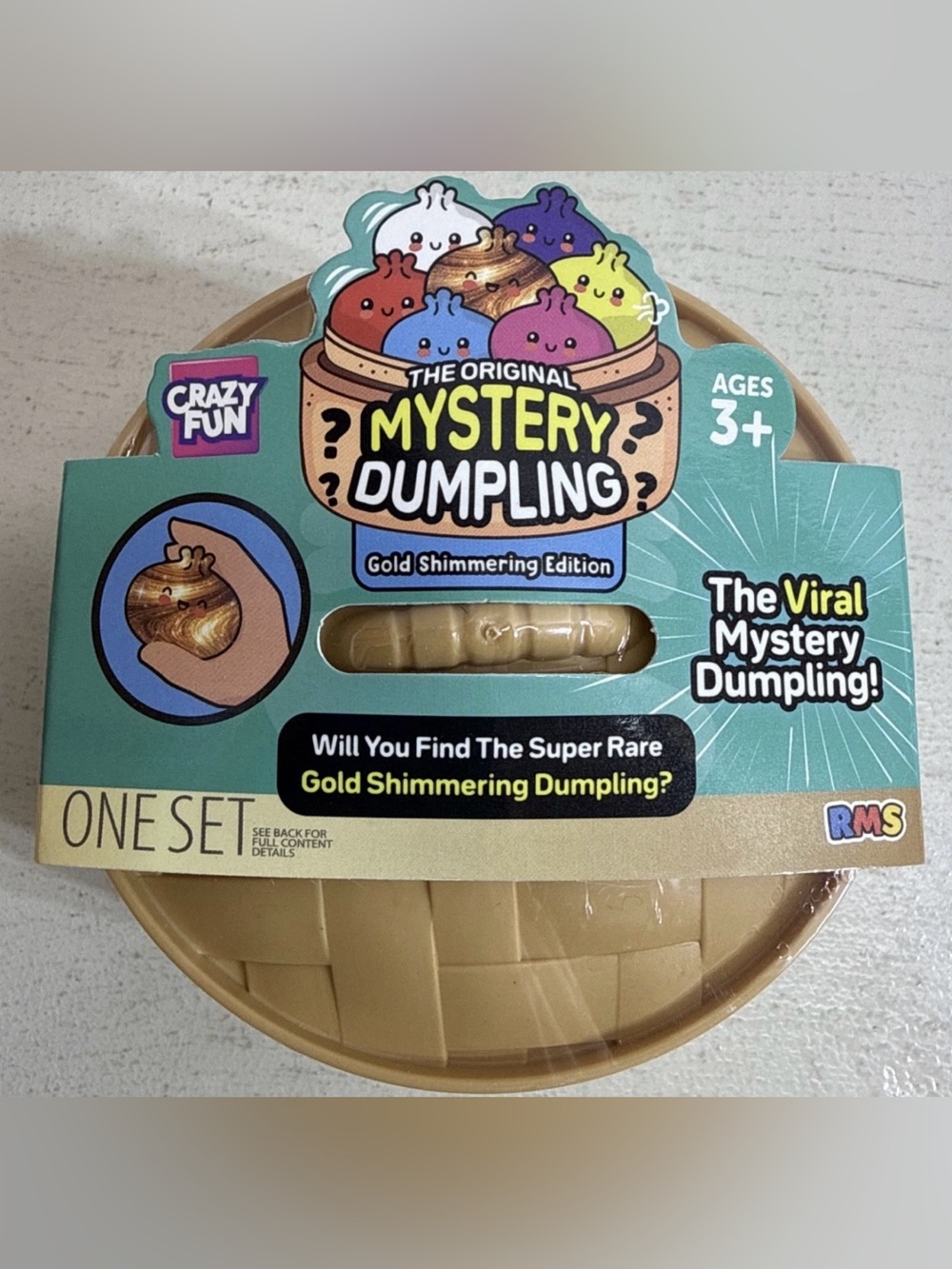 RMS Original Mystery Dumpling GOLD SHIMMERING Edition Squishy Sealed NEW